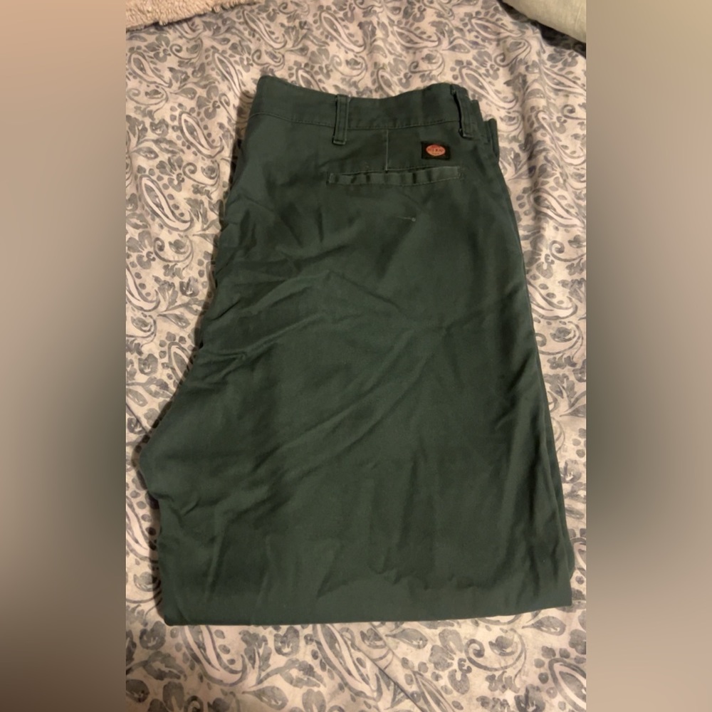 40x30 green RedKap work on pants x 2 (both pairs for a price)